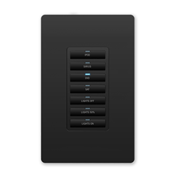 AMX MET-7E-BL - Metreau 7-Button Ethernet Keypad  Black